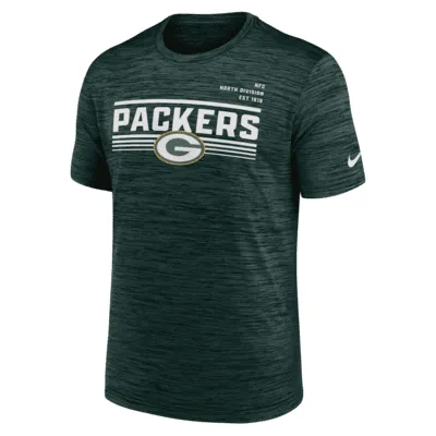 Nike White Green Bay Packers Sideline Performance T-shirt for Men