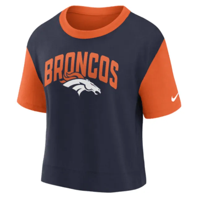 Nike Women's Fashion (NFL Denver Broncos) T-Shirt in Blue, Size: 2XL | NKMVEX498WV-06A