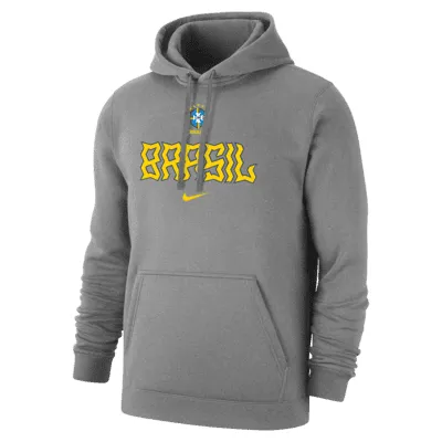 Brazil Club Fleece Men's Pullover Hoodie. Nike.com