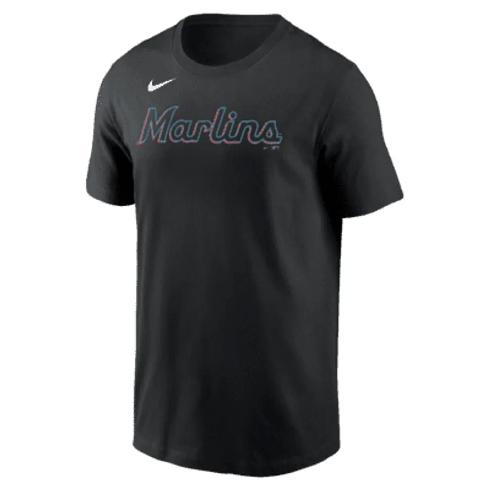 MLB Miami Marlins Women's Short Sleeve White Graphic Tee 