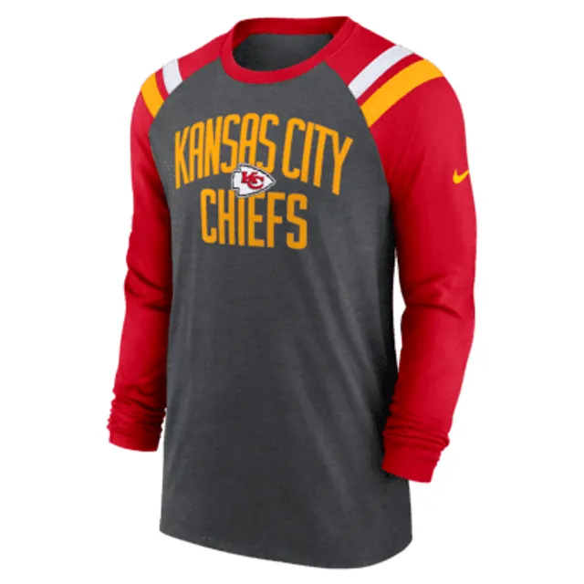 Kansas City Chiefs Nike Women's Fashion 3/4-Sleeve Raglan T-Shirt - Red