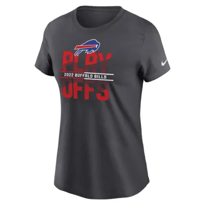Nike 2022 NFL Playoffs Iconic (NFL Buffalo Bills) Women's T-Shirt. Nike.com