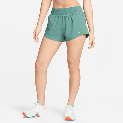 Nike One Women's Dri-FIT Mid-Rise 3" Brief-Lined Shorts. Nike.com