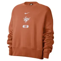 Texas Women's Nike College Crew-Neck Sweatshirt. Nike.com