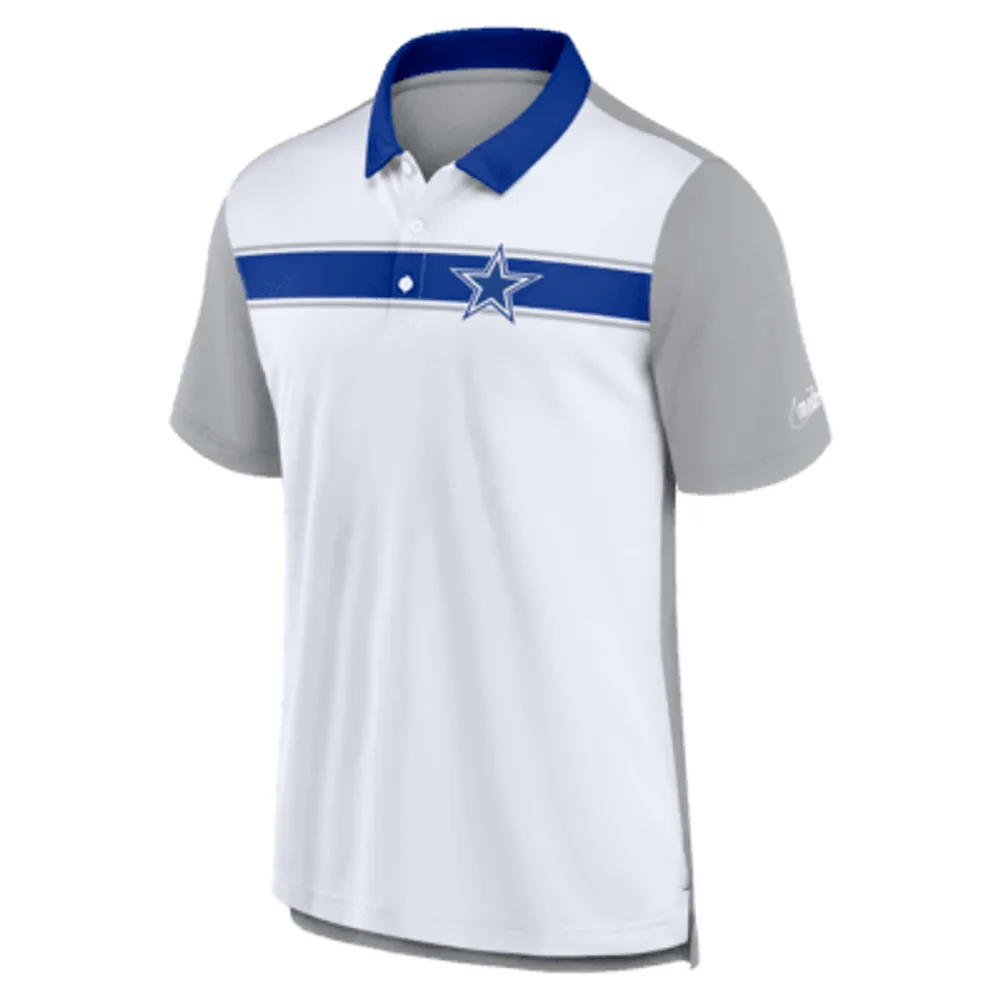 Milwaukee Brewers Nike White & Royal Rewind Stripe Polo