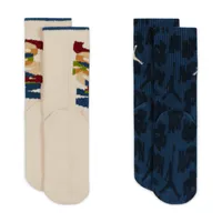 Jordan KSA Messy Room Crew Socks (2 Pairs) Big Kids' Socks. Nike.com
