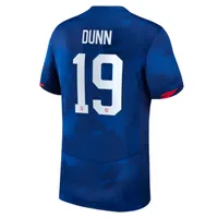 Crystal Dunn USWNT 2023 Stadium Away Men's Nike Dri-FIT Soccer Jersey. Nike.com