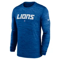 Nike Men's Dri-Fit Sideline Velocity (NFL Dallas Cowboys) Long-Sleeve T-Shirt in Grey, Size: XL | 00KX06G7RD-078