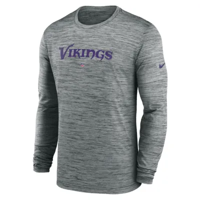 Nike Minnesota Vikings Sideline Men's Nike Dri-FIT NFL Long-Sleeve Top.  Nike.com