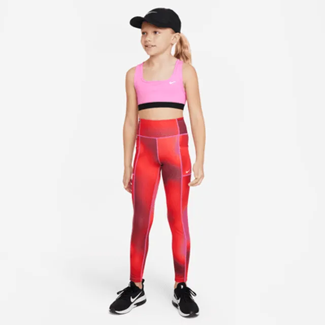 Nike Dri-FIT Swoosh Older Kids' (Girls') Tank Sports Bra. UK