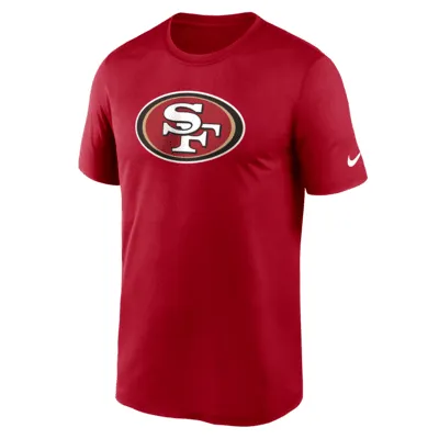 San Francisco 49ers Nike Rewind Logo T-Shirt Medium Red