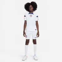 U.S. 2022/23 Stadium Home Big Kids' Nike Dri-FIT Soccer Shorts. Nike.com