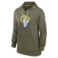 Nike Dri-FIT Salute to Service Logo (NFL Los Angeles Rams) Women's Pullover Hoodie. Nike.com