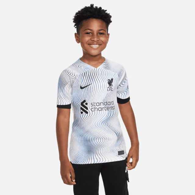 Liverpool FC 2021/22 Stadium Home Big Kids' Soccer Jersey.