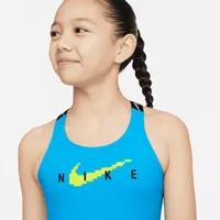 Nike Big Kids' (Girls') Swim Cross-Back Midkini Set. Nike.com