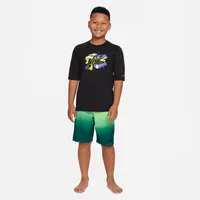 Nike Sneaker Big Kids' (Boys') Short-Sleeve Hydroguard Swim Shirt. Nike.com