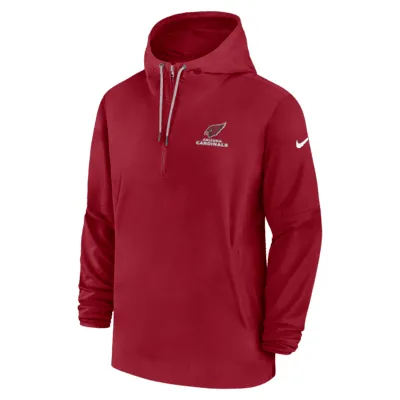 Arizona Cardinals Sideline Men’s Nike NFL 1/2-Zip Hooded Jacket. Nike.com