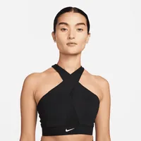 Nike Swoosh Icon Clash Wrap Women's Medium-Support 1-Piece Pad Sports Bra. Nike.com