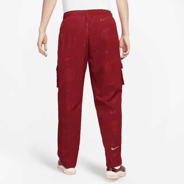 Nike Paris Saint-Germain Essential Women's Nike Football High-Rise Cargo  Trousers. UK