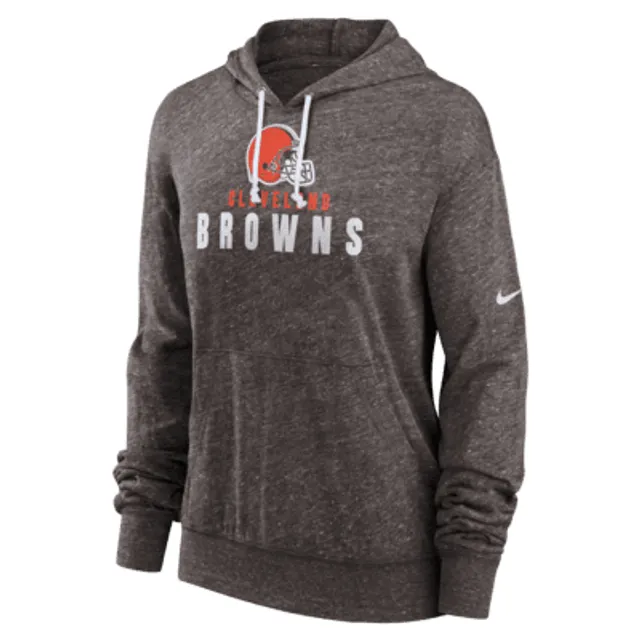 Nike Men's Cleveland Browns Rewind Logo T-Shirt - Brown - M Each