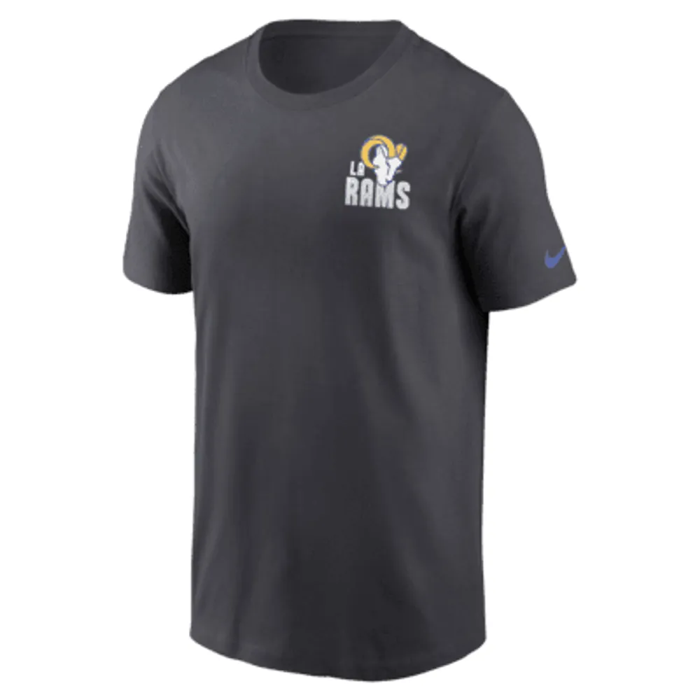 Los Angeles Rams Nike Velocity Long Sleeve T-Shirt - Anthracite