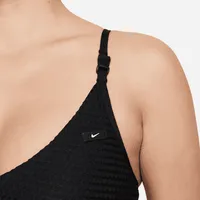 Nike Women's V-Neck Swim Bikini Top. Nike.com