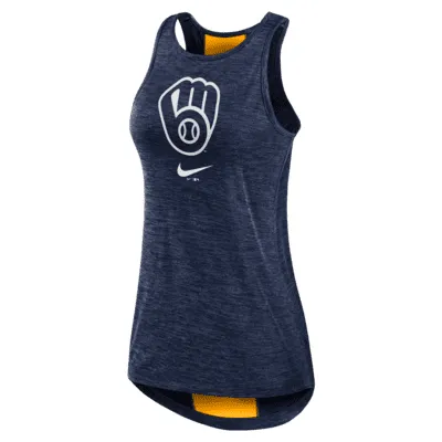 Nike Dri-FIT Right Mix (MLB Milwaukee Brewers) Women's High-Neck Tank Top. Nike.com