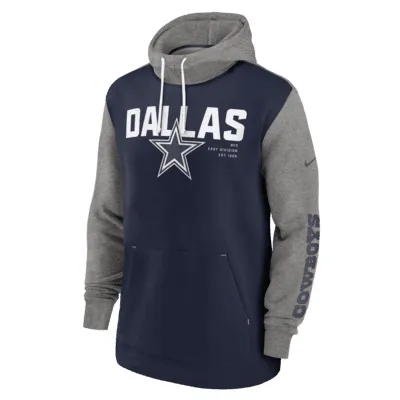 Nike Dallas Cowboys Color Block Men's Nike Therma NFL Pullover Hoodie. Nike.com