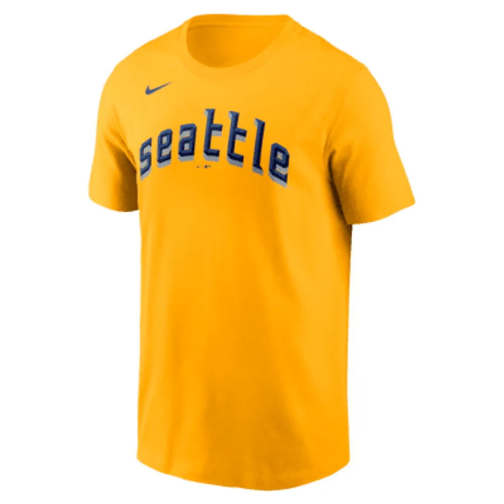 Nike City Connect Wordmark (MLB Seattle Mariners) Men's T-Shirt. Nike.com