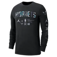 Charlotte Hornets Men's Jordan NBA Long-Sleeve T-Shirt. Nike.com