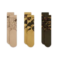 Nike Camo Dri-FIT Crew Socks (3 Pairs) Little Kids' Socks. Nike.com