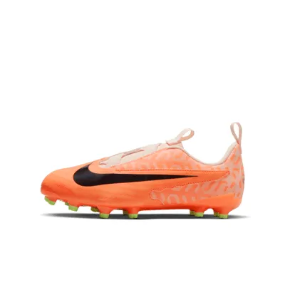 bright orange football boots