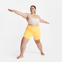 Nike Yoga Women's High-Waisted 7" Shorts (Plus Size). Nike.com