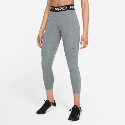 Legging court taille mi-haute à empiècements en mesh Nike Pro 365 pour femme. FR