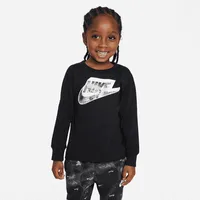 Nike Futura Printed Long Sleeve Tee Little Kids' T-Shirt. Nike.com