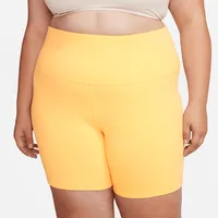 Nike Yoga Women's High-Waisted 7" Shorts (Plus Size). Nike.com