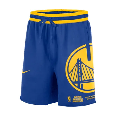 Golden State Warriors Courtside Men's Nike NBA Fleece Shorts. Nike.com
