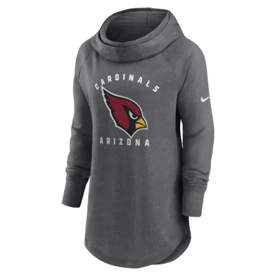 Nike Women's Team (NFL Arizona Cardinals) Pullover Hoodie in Grey, Size: Small | NKZE07F9C-06G