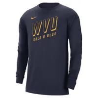West Virginia Men's Nike College Long-Sleeve Max90 T-Shirt. Nike.com