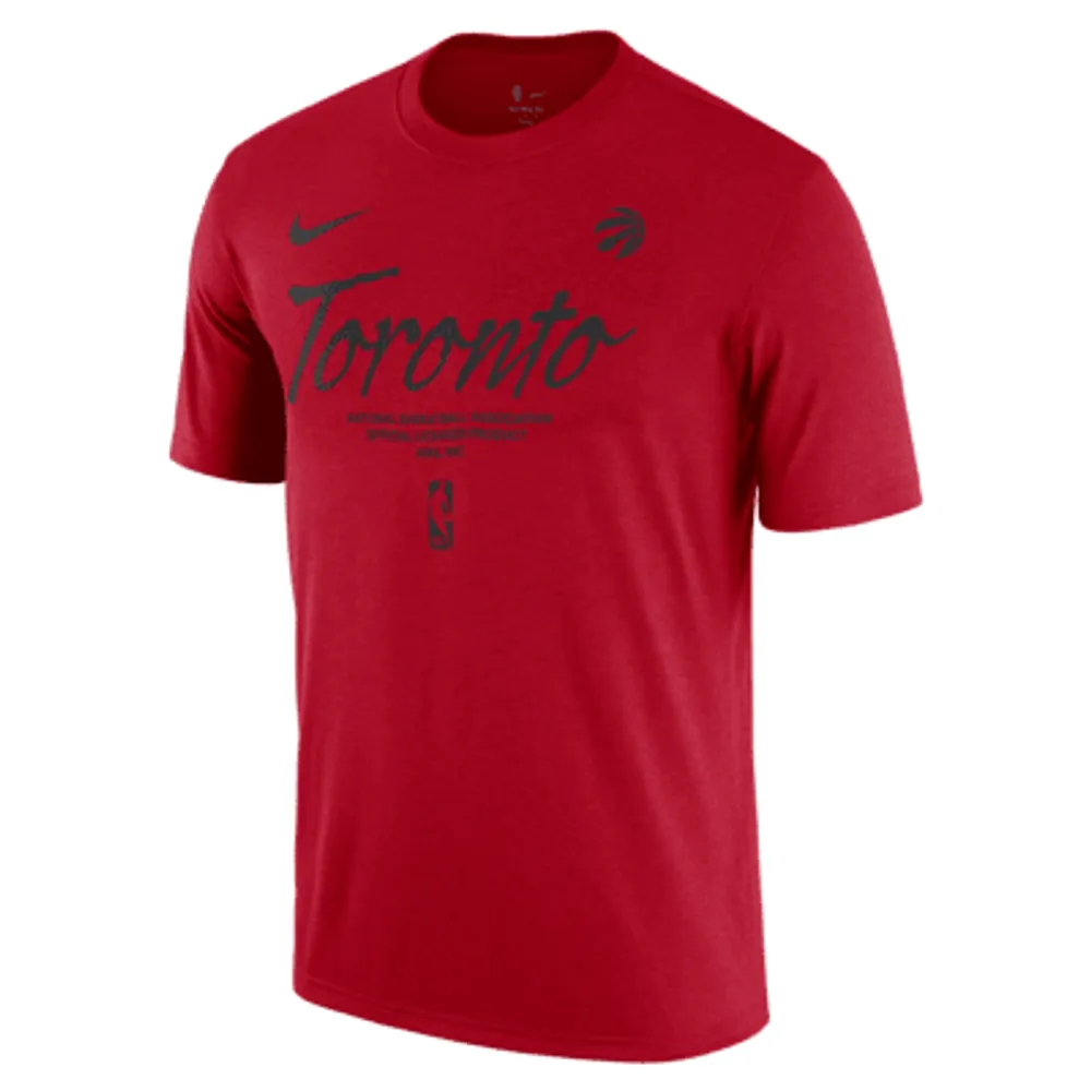 Toronto Raptors Nike Practice Long Sleeve Performance T-Shirt - Red