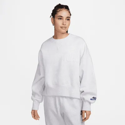 Nike Sportswear Women's Over-Oversized Crew-Neck Fleece Sweatshirt. Nike.com