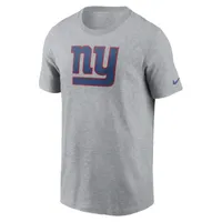 Nike Men's 2022 NFL Playoffs Iconic (NFL New York Giants) T-Shirt in Grey, Size: Small | NP9906F8IX-G0G