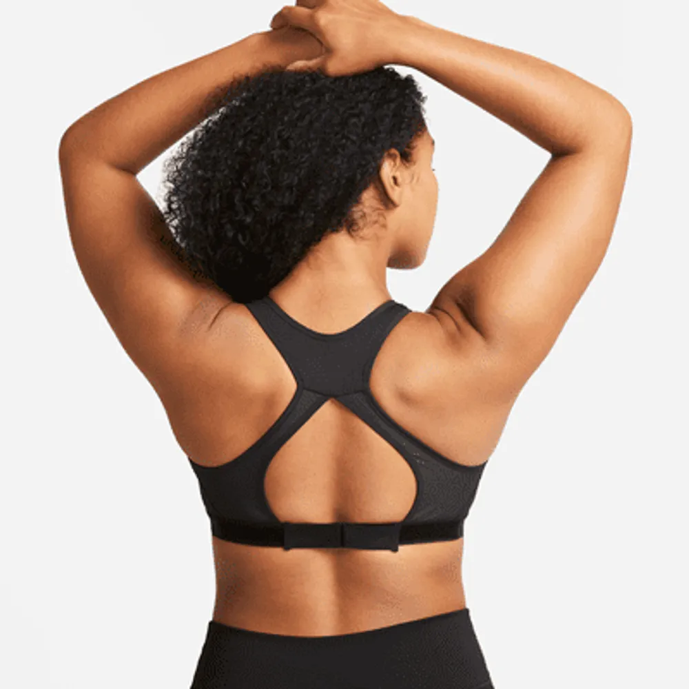 Nike Swoosh Women's High-Support Non-Padded Adjustable Sports Bra. Nike.com