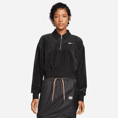 Nike Sportswear Women's Velour 1/4-Zip Top. Nike.com