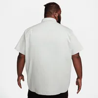 Nike Life Men's Woven Military Short-Sleeve Button-Down Shirt. Nike.com