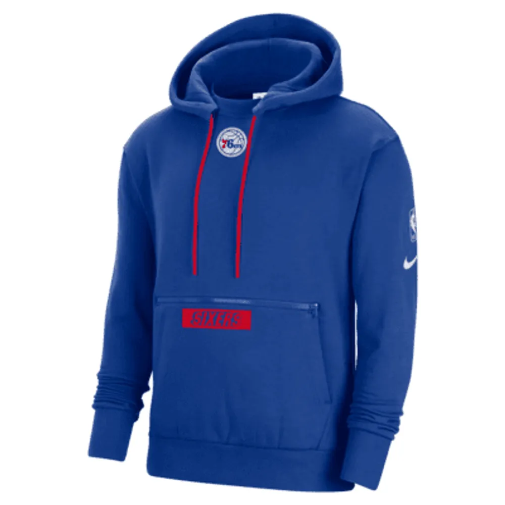 Philadelphia 76ers Courtside Men's Nike NBA Fleece Pullover Hoodie. Nike.com