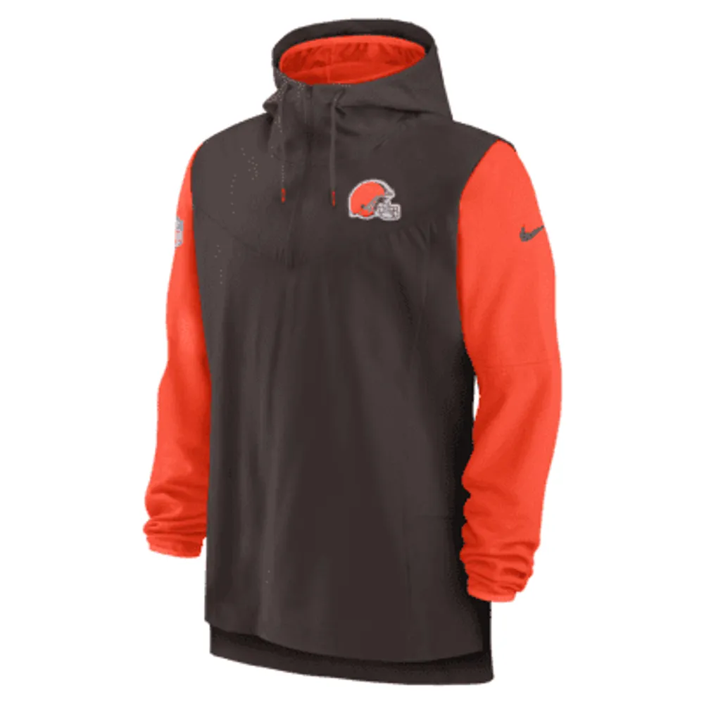 Nike Player Logo (NFL Cleveland Browns) Men's 1/2-Zip Hoodie. Nike.com