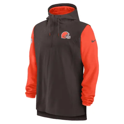 Nike Therma Lockup (NFL Cleveland Browns) Men's Full-Zip Hoodie