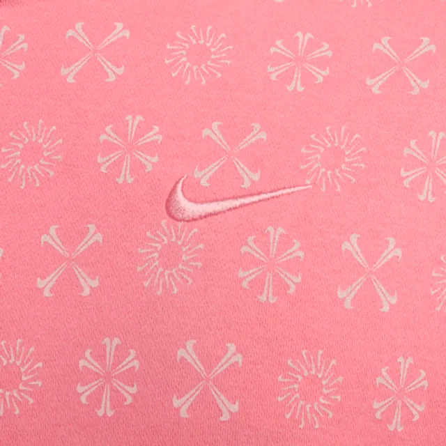 Nike Men's Sportswear Club Fleece Monogram Hoodie Pink