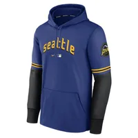 Nike Therma City Connect Pregame (MLB Seattle Mariners) Men's Pullover Hoodie. Nike.com